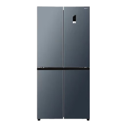 澳柯玛（AUCMA）475升十字对开双开四开门风冷无霜家用超薄大容量一级能效双变频电冰箱BCD-475WPHXFE 