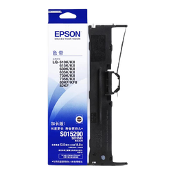 爱普生（EPSON）原装色带LQ-630k 610K LQ-615K 615KII 635K 730K 735K 80kf 82kf 针式打印机S015290带框黑色带芯 色带架/框【安装方便 装机即用】