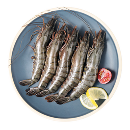 京东超市 海外直采单冻黑虎虾 净重2斤(31-40只/盒) 大虾烧烤火锅自营海鲜 