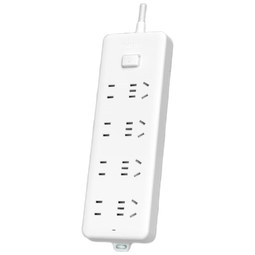 飞利浦（PHILIPS）8位组合孔总控1.8米 儿童保护门 插线板/插排/排插/接线板/拖线板