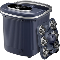 荣事达（Royalstar）泡脚桶全自动按摩恒温加热电动足浴盆泡脚盆按摩桶送父母长辈生日礼物高档实用 【数显全自动按摩杀菌】恒温加热+气泡冲浪+红光