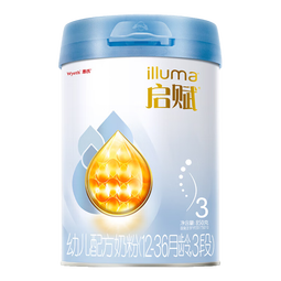 惠氏（Wyeth）启赋蓝钻【加量装】HMO幼儿配方奶粉3段（12-36月）850g 