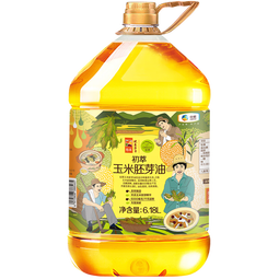 初萃 中粮玉米胚芽油6.18L 一级 物理压榨 非转基因 食用油