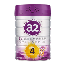 a2至初4段儿童（3-6岁适用）配方调制乳粉  850g 1罐 