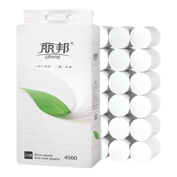 丽邦（Libang）妇婴卷纸一叶子系列五层加厚实惠卫生纸家用厕纸无芯卷纸 5层 160g/卷*28卷 【9斤】