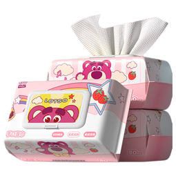 爱怡优×迪士尼联名 湿巾 80抽/包 EDI纯水 儿童手口湿纸巾婴幼儿湿巾纸 【200*150】手口湿巾80抽2包