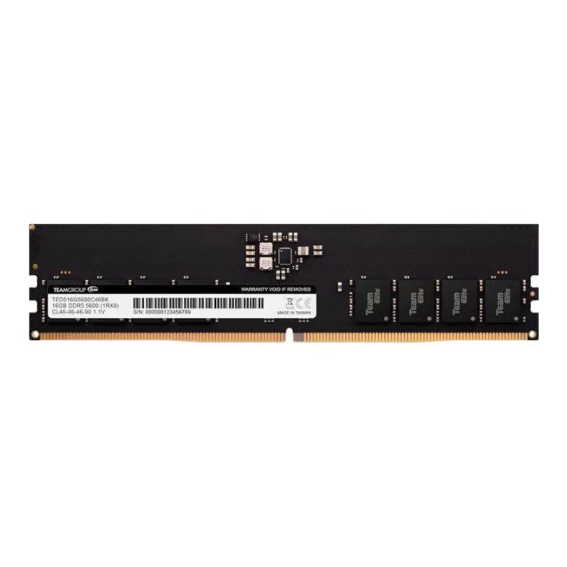 十铨DDR5内存普条台式机 原生频率5600 32G 16G 1.1V低电压低功耗
