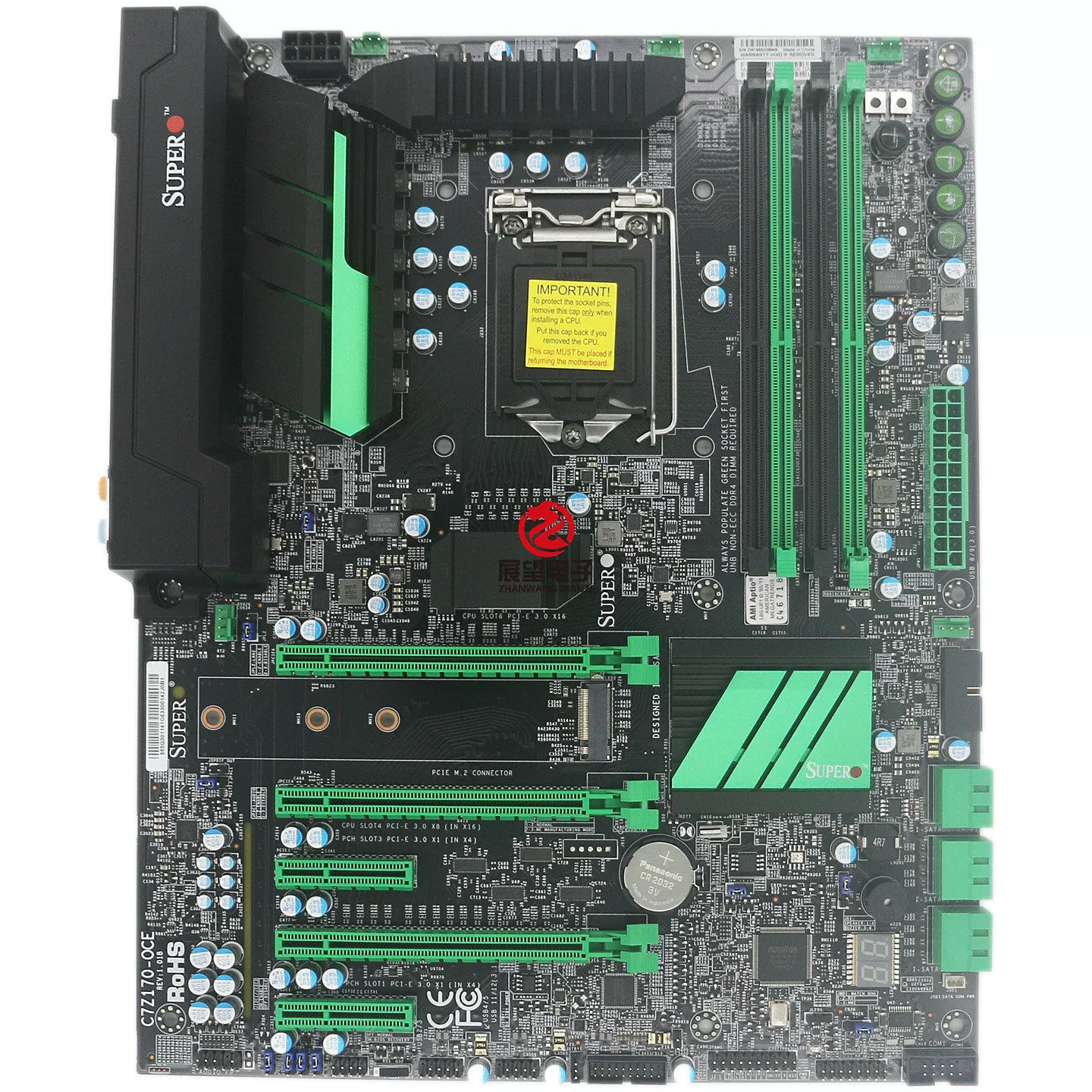 全新盒装超微Z170超频主板C7Z170-OCE ATX大板支持6 7代U兼容Z270