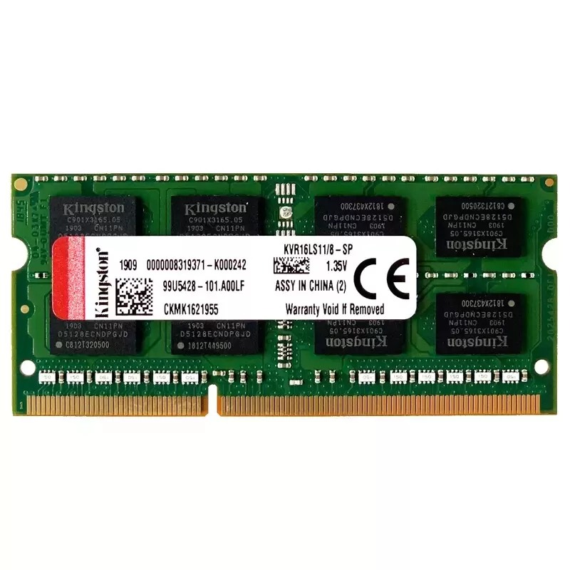 金士顿笔记本电脑8G一体机内存条3代DDR3L 4g 1600 1.35V普压1333 