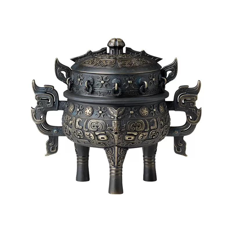 铜师傅 正版授权《凡人动画之虚天鼎》凡人修仙传手办周边铜摆件 