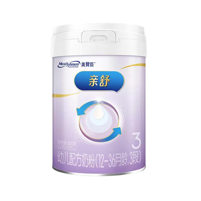 美赞臣亲舒3段12-36月部分水解蛋白婴幼儿配方牛奶粉800g*1罐 
