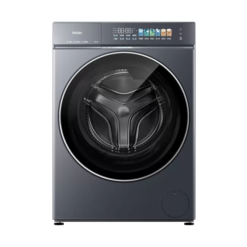 [云溪5.0 高配版]海尔新品滚筒洗衣机超薄全自动12KG大容量洗脱D3
