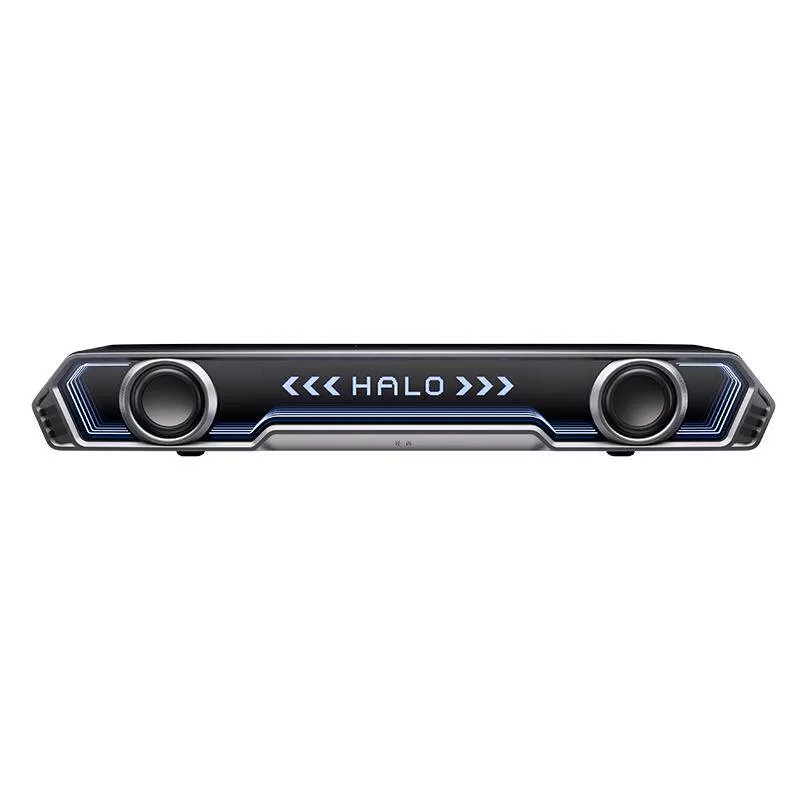 漫步者花再Halo PixelBar蓝牙音响桌面动态字幕歌词电脑音箱游戏 