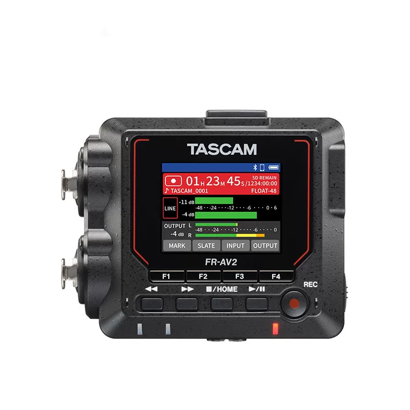 TASCAM录音机 FR-AV2 AV4便携录音笔带时码单反小巧录音设备32bit 