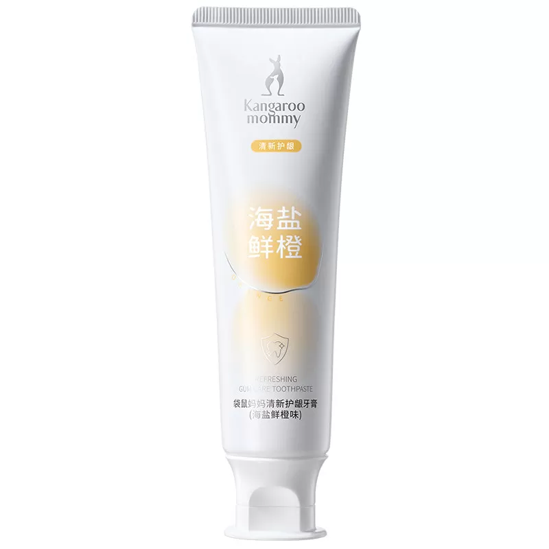 袋鼠妈妈无氟牙膏备孕清新口气妇女专用清洁口腔口气除牙垢用品