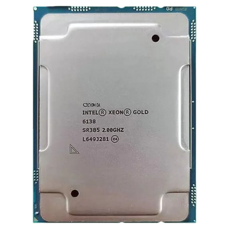 Intel金牌6138 20核心40线程CPU主频2.0GHz 3647服务器二手处理器 