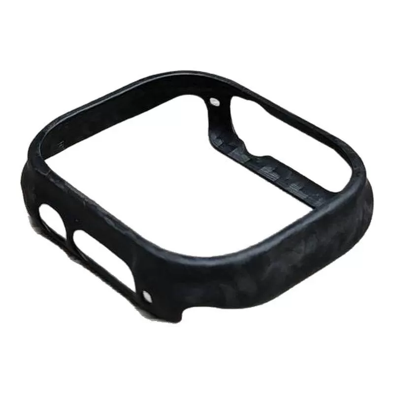 适用iWatch苹果45mm表保护套46mm超薄碳纤维49mm手表外壳 
