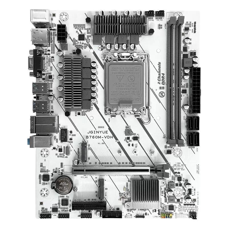 【正品】精粤B760主板D4D5白色Z790H610台式12/13代i3i5i7CPU电脑 
