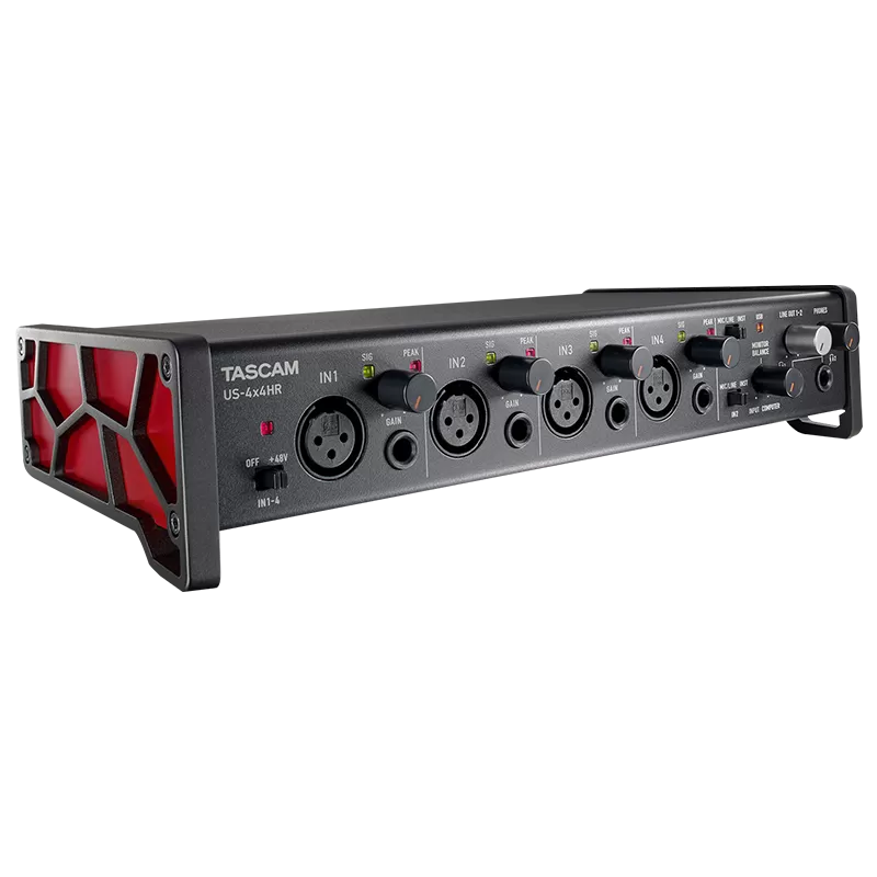 TASCAM/达斯冠US-4x4HR 4进4出外置USB声卡专业录音直播K歌有声书