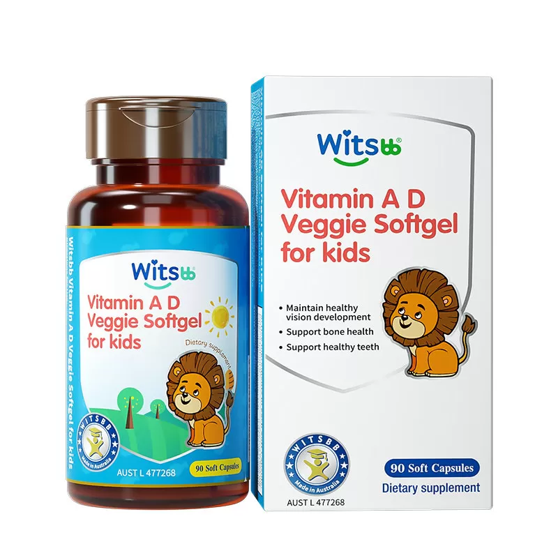 【抢先付定】witsbb健敏思分龄维生素AD婴幼童青少年无敏原100+