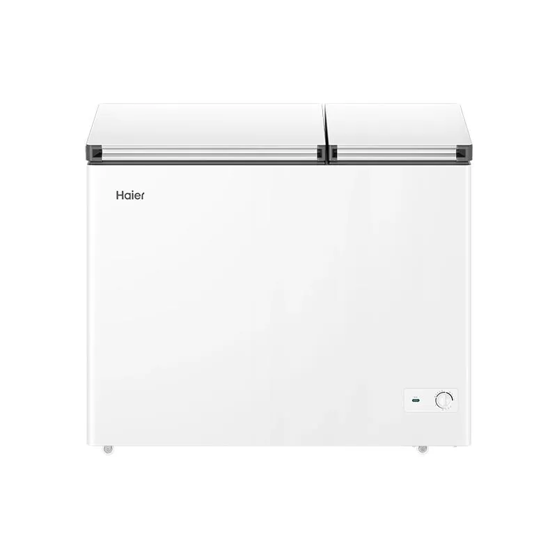海尔冰柜双温双室家用小型216/241/365升L冷藏冷冻两用双开门冷柜 