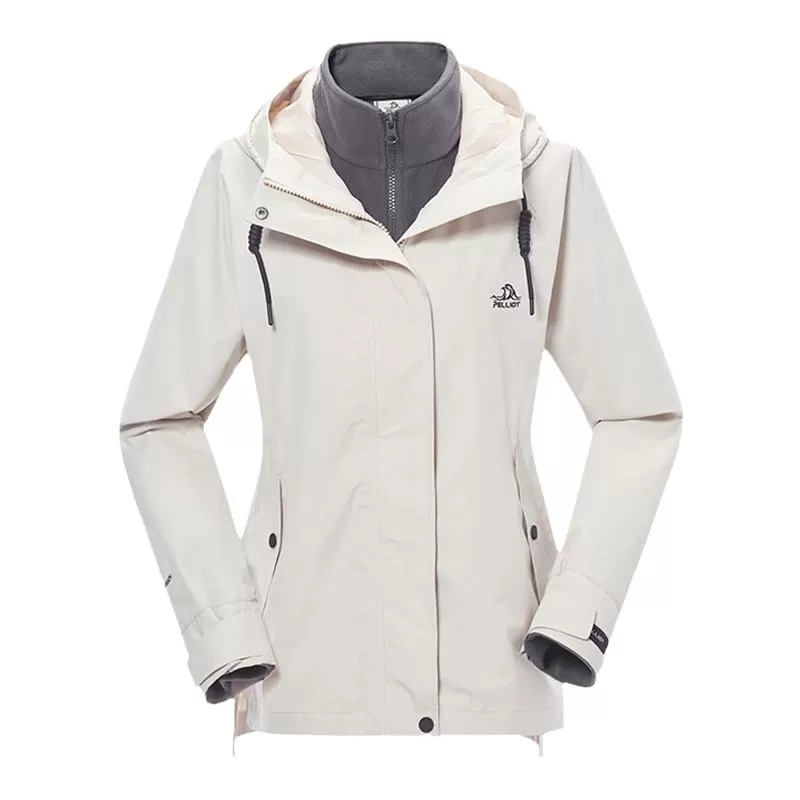 【山行】伯希和户外冲锋衣女三合一抓绒内胆冬季防风保暖登山服男