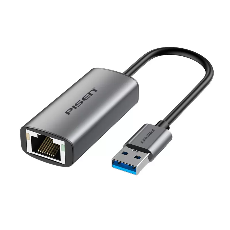 品胜usb转网口网线转接口rj45笔记本电脑typec有线转换器3.0外接千兆网卡电视宽带网络以太网口适配台式机