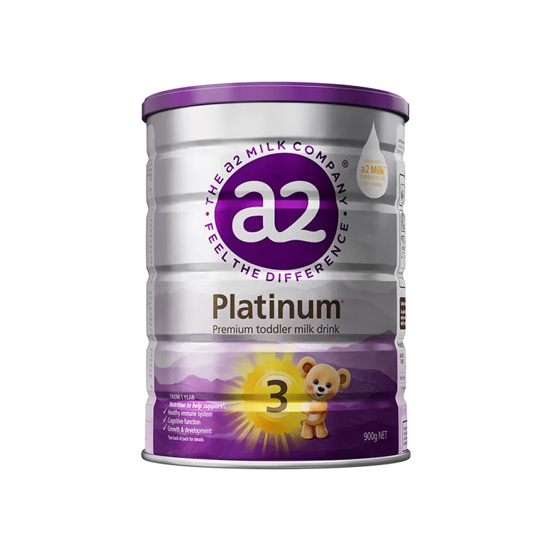 a2紫白金3段幼儿配方奶粉三段1-4岁新西兰原装进口900g*6罐