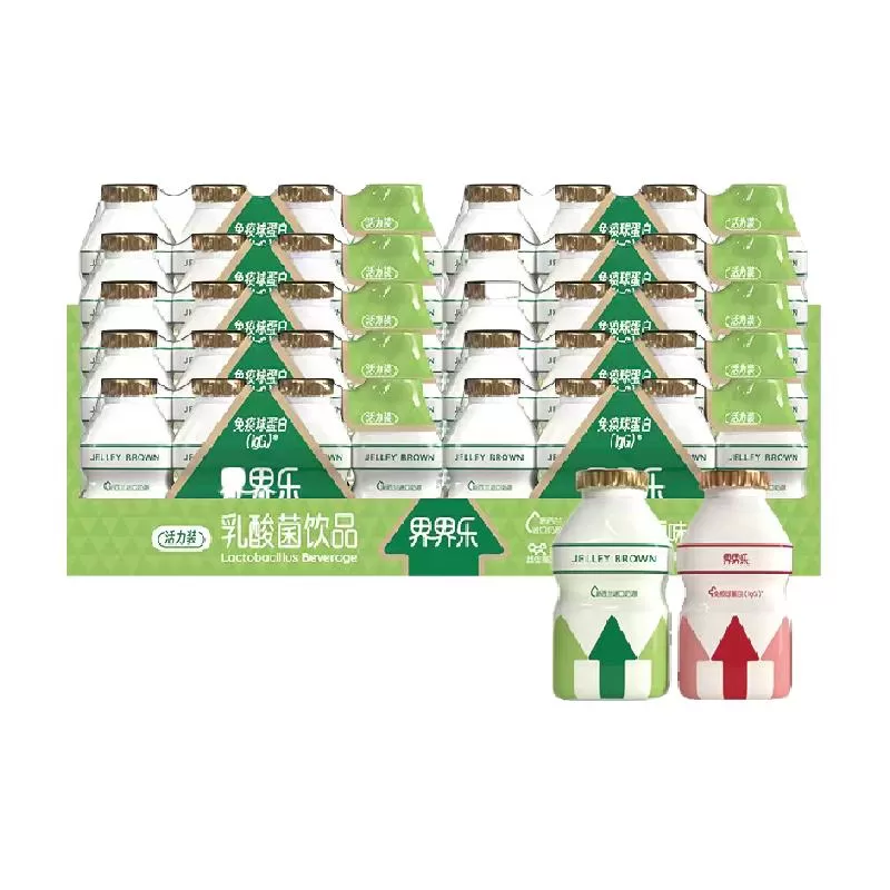 界界乐活力装儿童乳酸菌饮品饮料营养冷藏酸奶零食果汁酸奶牛奶