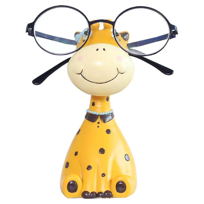 动物庄园眼镜架摆件桌面搁架收纳置物架展示架可爱小鹿少女心礼物 