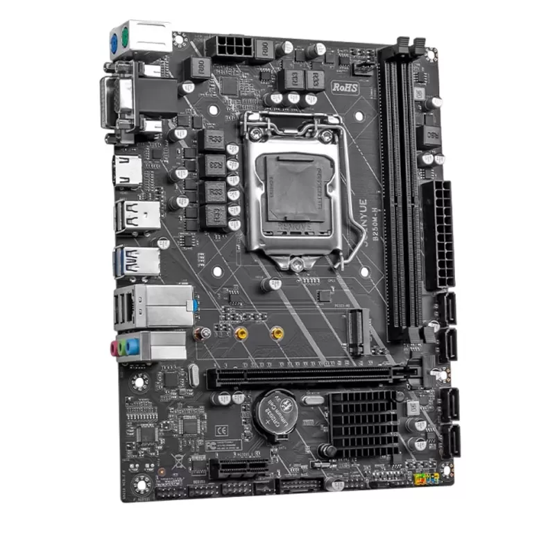 精粤 B250主板DDR4小板B150 DDR4支持1151针6789代ii3i5i7台式CPU 