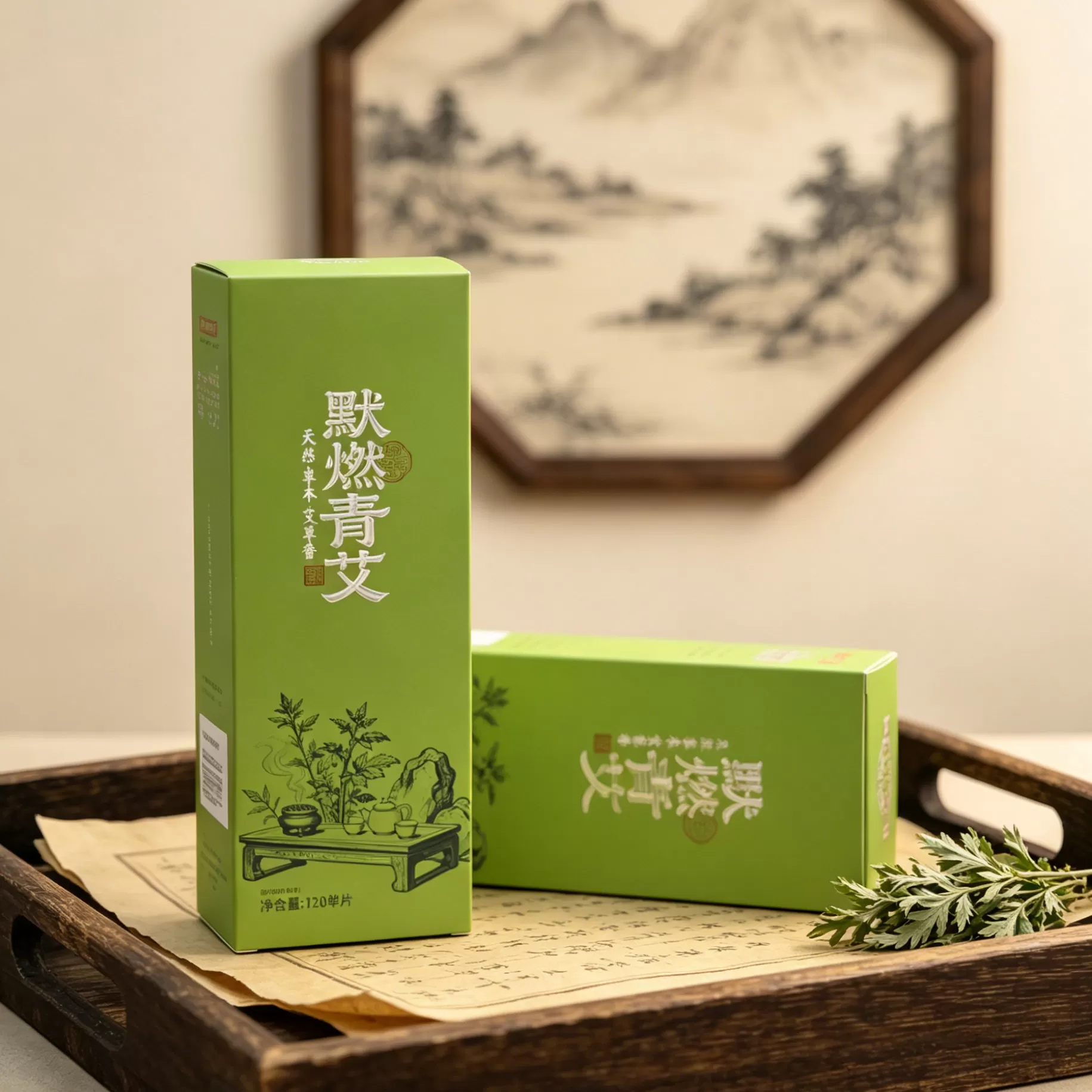 总台文创 非遗里的中国出品国家级非遗香艺 默燃青艾·天然艾草香