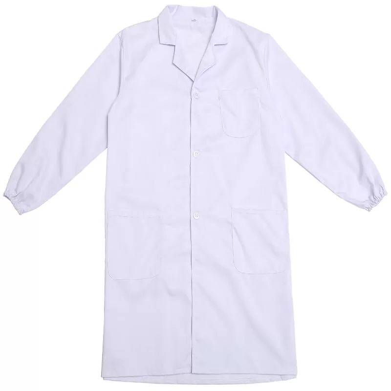 白大褂长袖工作服男女护士药店学生实验服短袖厚医生师食品服定制