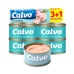 Calvo进口金枪鱼罐头320gx4罐