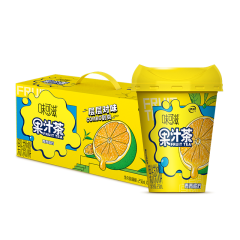 【伊利】味可滋青青橘柠果汁茶9杯