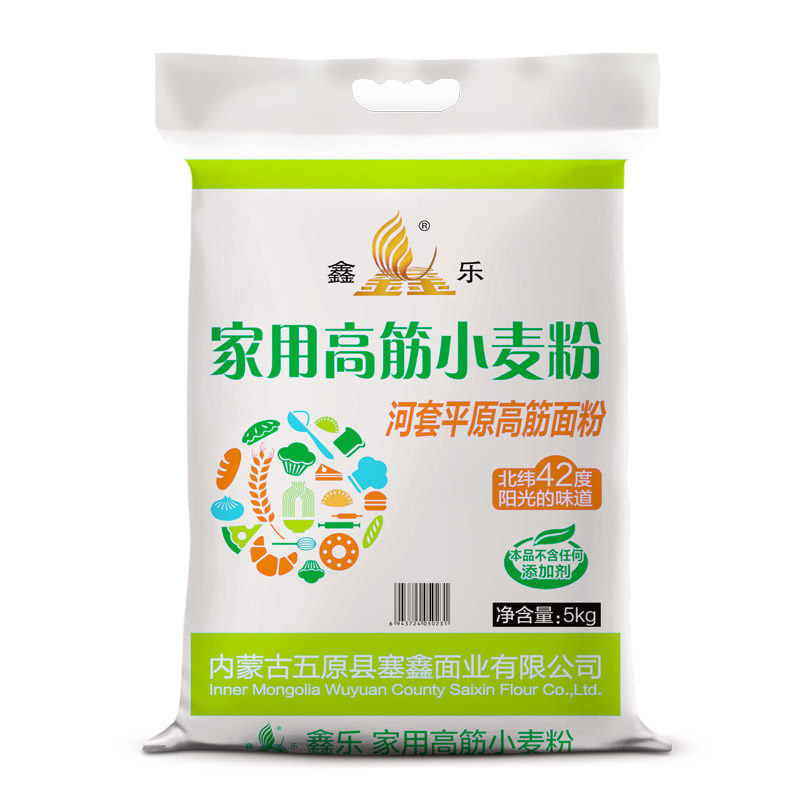 【鑫乐】家用高筋小麦粉5kg