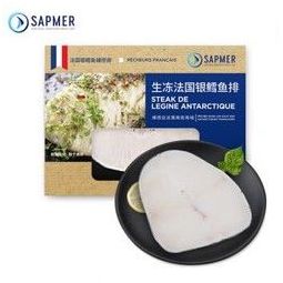 SAPMER 法国进口生冻银鳕鱼100g*4 + SAPMER 法国进口生冻银鳕鱼（南极犬牙鱼）鱼丁肉肉25g*4