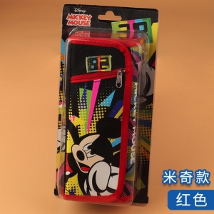 Disney 迪士尼 Z6466 米奇帆布笔袋 三色可选