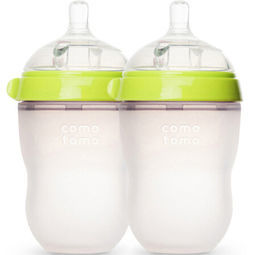 Comotomo 可么多么 婴儿全硅胶防摔奶瓶 250ML 两个装