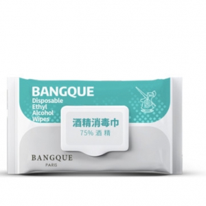  BANJUE 班爵 75%酒精消毒湿巾 80抽