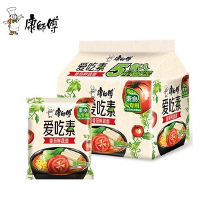 康师傅 爱吃素 番茄鲜蔬/什锦菌菇方便面 20袋