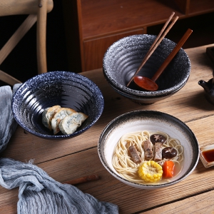 日式陶瓷家用防烫拉面碗 