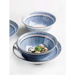 白菜价：陶润会 日式陶瓷碗4.5英寸碗 2只装