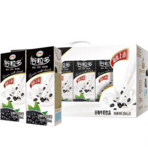 88VIP：yili 伊利 谷粒多 黑谷谷物食品牛奶饮料 250ml*12盒 