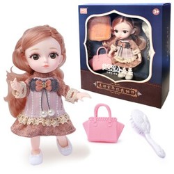 益贝恩小公主 儿童换装 洋娃娃玩具 16厘米萌娃套装