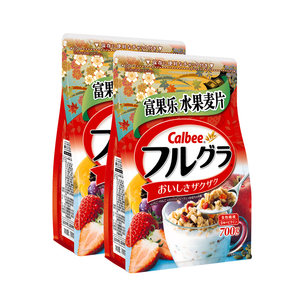 日本销量第一 卡乐比 水果麦片 700g*2袋 多口味可选