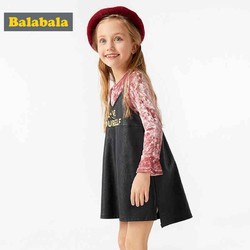 Balabala 巴拉巴拉 女童连衣裙两件套