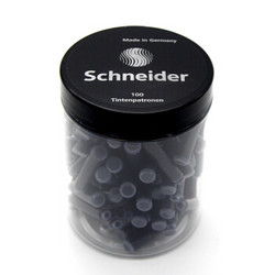 Schneider 施耐德 钢笔墨囊 100支瓶装