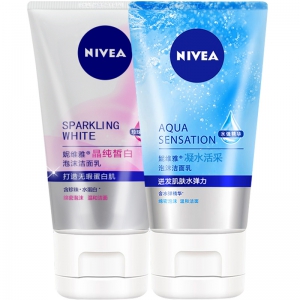 百亿补贴： NIVEA 妮维雅 泡沫洁面乳 150g*2支 