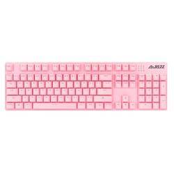 31日0点：AJAZZ 黑爵 键盘透光键帽 粉色 104键